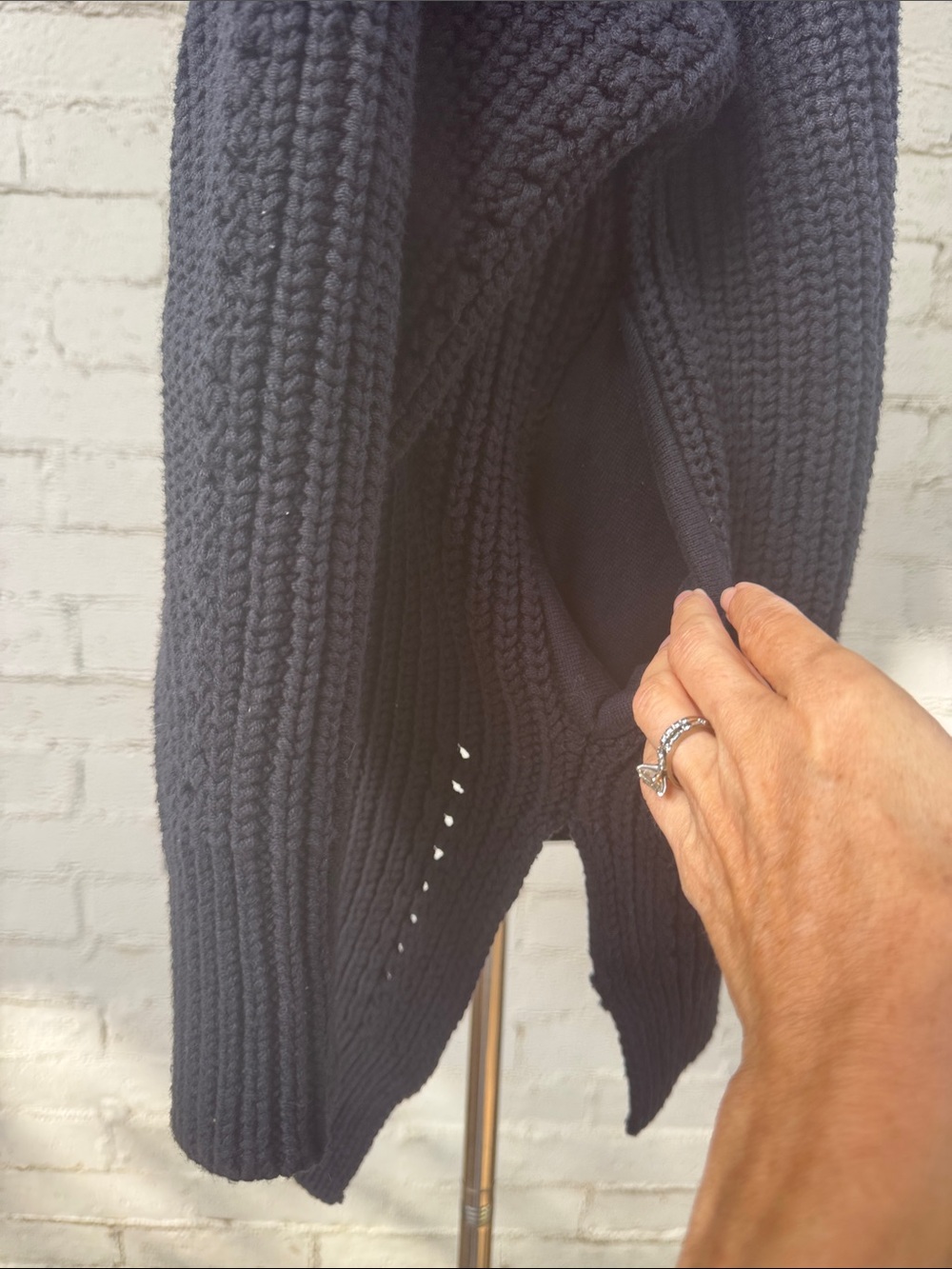 Free People Nightingale Cardi Sweater Black Size S - Picture 11 of 16